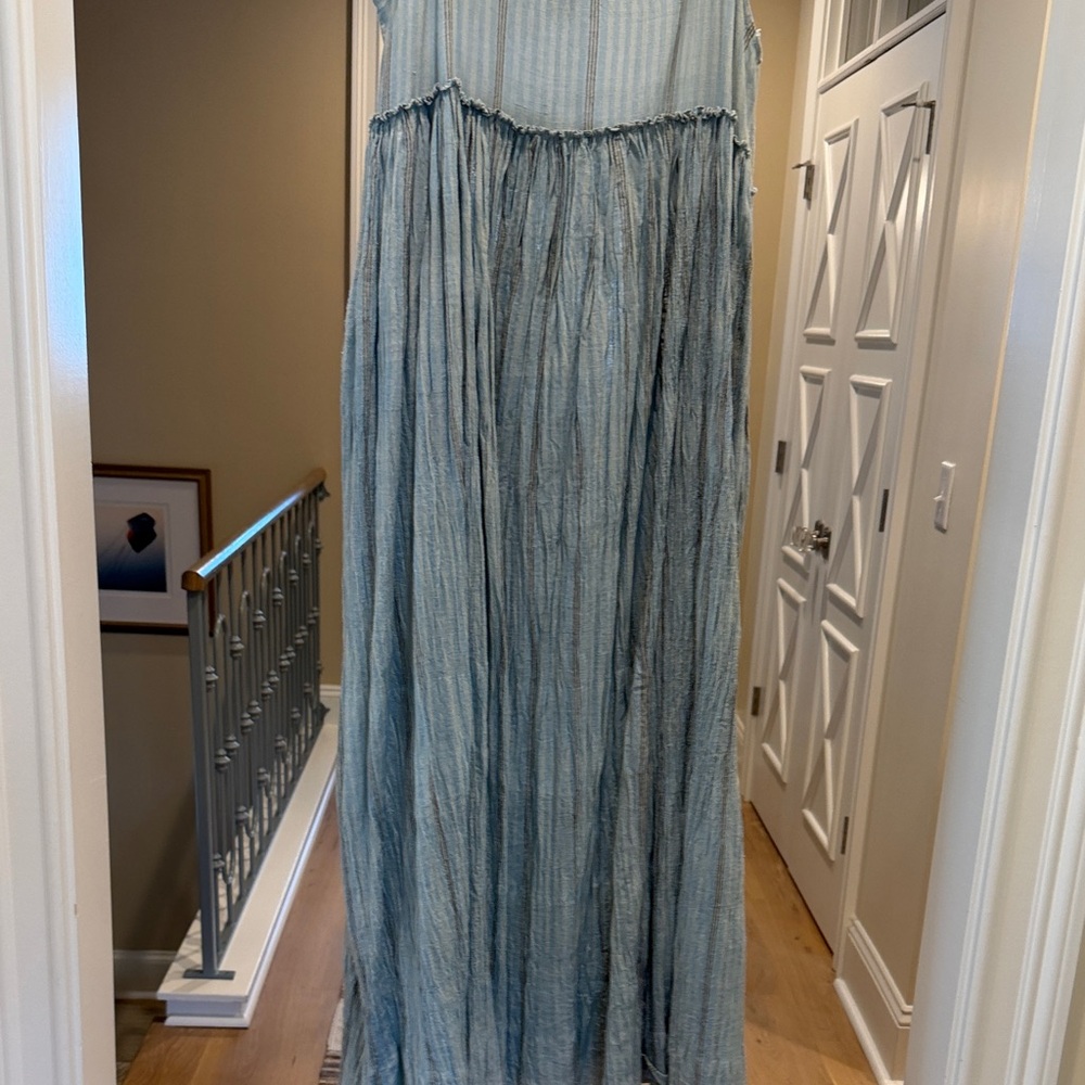 Maku Light Blue Maxi Dress - Picture 4 of 7